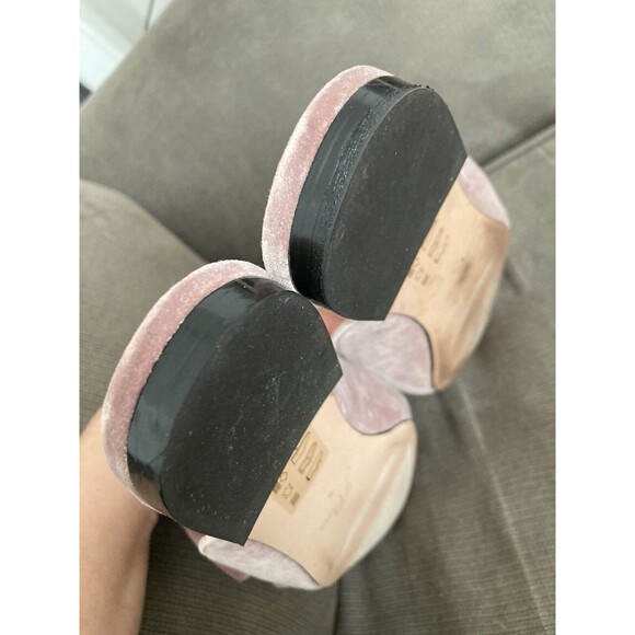 J. Crew Pink Velvet Flats with Bow - Picture 14 of 14